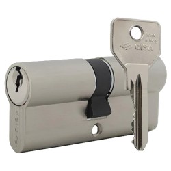Циліндр CISA C2000 70 (35*35) нікель матовий 3 ключі