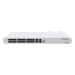 Комутатор 24 порти керований MikroTik CRS326-24S+2Q+RM