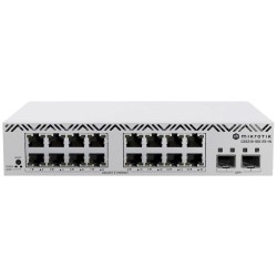 Комутатор 16 портів керований MikroTik CSS318-16G-2S+IN