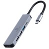 Док станція Cablexpert A-CM-COMBO5-03 USB-C 5-в-1