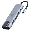 Док станція Cablexpert A-CM-COMBO5-04 USB-C 5-в-1