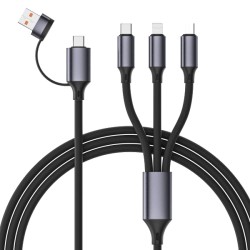 Кабель Cablexpert USB A/C-тато/Lightning/Micro/Type-C 1.5 м