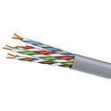 Кабель ЗЗКМ (UTP мідь внутрішній 0,48) Cat. 5e U/UTP 4x2x0,48, бухта 305м.(7091013)