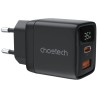 Адаптер Choetech PD6052 Black PD35W GAN A+C