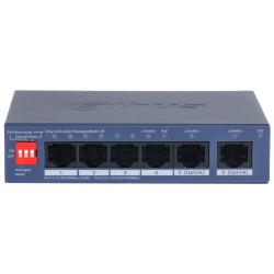 Комутатор 6 портів керований Dahua DH-CS4006-4ET2GT-36 PoE