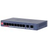 Комутатор 8 портів керований Dahua DH-CS4010-8GT-110-V2 PoE