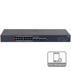 Комутатор 20 портів керований Dahua DH-CS4218-16ET-190 PoE