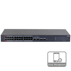 Комутатор 28 портів керований Dahua DH-CS4226-24ET-375 PoE