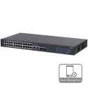 Комутатор 26 портів керований Dahua DH-CS4228-24GT-240 PoE