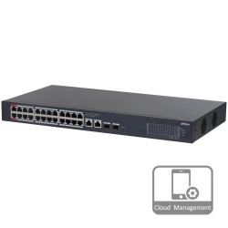 Комутатор 26 портів керований Dahua DH-CS4228-24GT-240 PoE