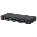 Комутатор 8 портів некерований Dahua DH-PFS3110-8ET1GT1GF-96 PoE