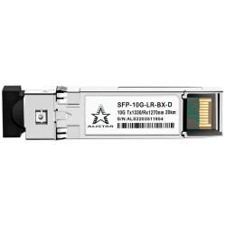 Модуль ALISTAR SFP-10G-LR-BX-D SFP+ 10G BASE-BX 1SM WDM LC 20KM TX1330/RX1270nm DOM