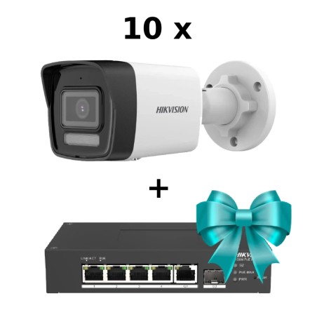 IP відеокамера Hikvision DS-2CD1043G2-IUF 4МП (2.8мм) з мікрофоном