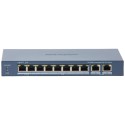 Комутатор 10 портів некерований Hikvision DS-3E0310HP-E(C) POE