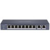 Комутатор 10 портів некерований Hikvision DS-3E0310P-E/M(B) PoE