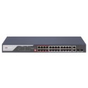 Комутатор 28 портів некерований Hikvision DS-3E0326P-E(C) PoE