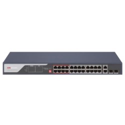 Комутатор 28 портів некерований Hikvision DS-3E0326P-E(C) PoE