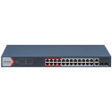 Комутатор 26 портів керований Hikvision DS-3E1326P-EI(B) POE
