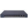 Комутатор 8 портів керований Hikvision DS-3E1510P-EIV2 POE