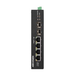 Комутатор 4 порти некерований Hikvision DS-3T0506HP-E/HS POE