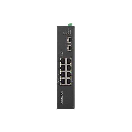 8-портовий некерований POE комутатор Hikvision DS-3T0510HP-E/HS