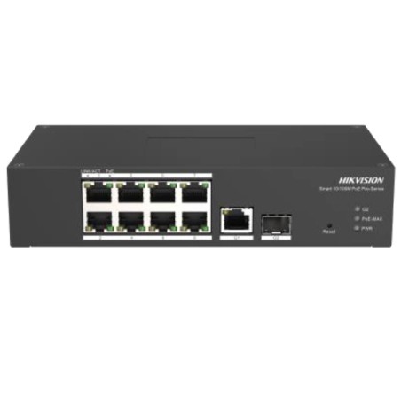 Комутатор 10 портів керований Hikvision DS-3T1310P-SI/HS PoE