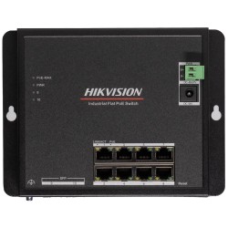 Комутатор 8 портів керований Hikvision DS-3T1510P-SI-FLT/No Power unit (без блока живлення)