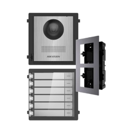 Комплект модулів Hikvision DS-KD8003-IME1NS + DS-KD-ACF2/Plastic + DS-KD-KK/S