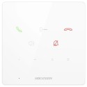 Аудіодомофон IP мережевий POE Hikvision DS-KH6000-E1/White