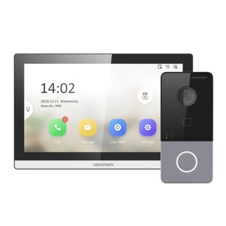 Комплект відеодомофона Hikvision WI-FI DS-KV6113-WPE1(C)+ DS-KH6350-WТE1 "Стандарт"