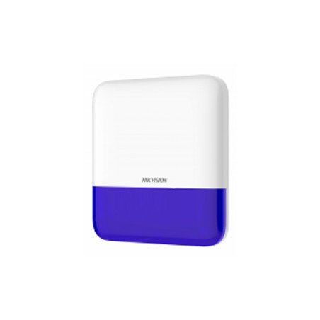 Бездротова зовнішня сирена Hikvision DS-PS1-E-WE (синя)