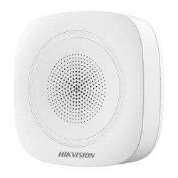 Бездротова внутрішня сирена Hikvision DS-PS1-I-WE-Red (червоне підсвічування)