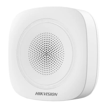 Бездротова внутрішня сирена Hikvision DS-PS1-I-WE-Red (червоне підсвічування)