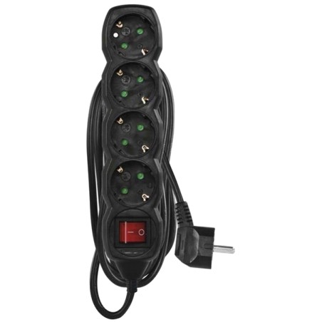Мережевий подовжувач EMOS PC1423R 4 розетки 3 м