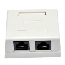 Розетка зовнішня EPNew 2хUTP, кат. 6, RJ45