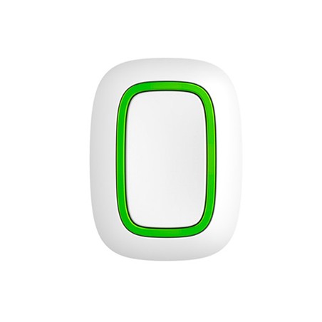 Бездротова тривожна кнопка біла Ajax Button white EU