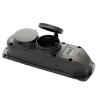 Колодка подвійна із заглушкою 2*16 (каучук) ERKA 6002