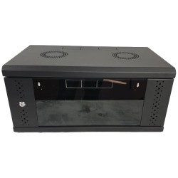 Шафа EServer 4U 600х350х284, скло, чорна