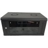 Шафа EServer 4U 600х350х284, скло, чорна