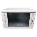 Шафа EServer 6U 600х350х370 скло, сіра