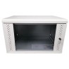 Шафа EServer 6U 600х350х370 скло, сіра