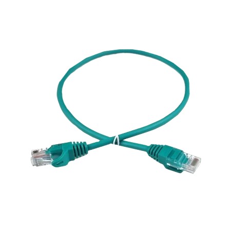 Патч-корд зелений 0.25м EServer UTP CAT5e