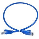 Патч-корд блакитний 0.25м EServer UTP CAT5e