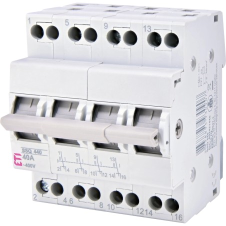 Перемикач навантаження ЕТІ SSQ 440 "1-0-2", 4p 40A