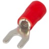 Ізольований наконечник вилковий 0.5-1.5 кв.мм червоний Enext e.terminal.stand.sv.1,25.5.red