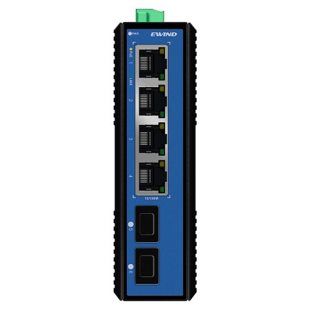 Комутатор 6 портів некерований Ewind EW-PIS1706-4FE