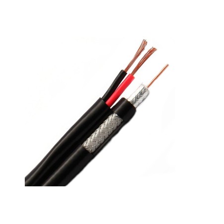 Кабель комбінований OK-NET бухта 305 м F5967BVcu+2*0,75 black