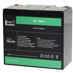 Літієва акумуляторна батарея Full Energy FEG-1218 12В 18А•г