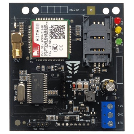 Модуль цифрового GSM-автодозвону Тірас Tiras МЦА-GSM SIM900