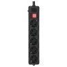 Мережевий фільтр Gembird SPG5-G-15B-PRO 4.5 м кабель 5 розеток